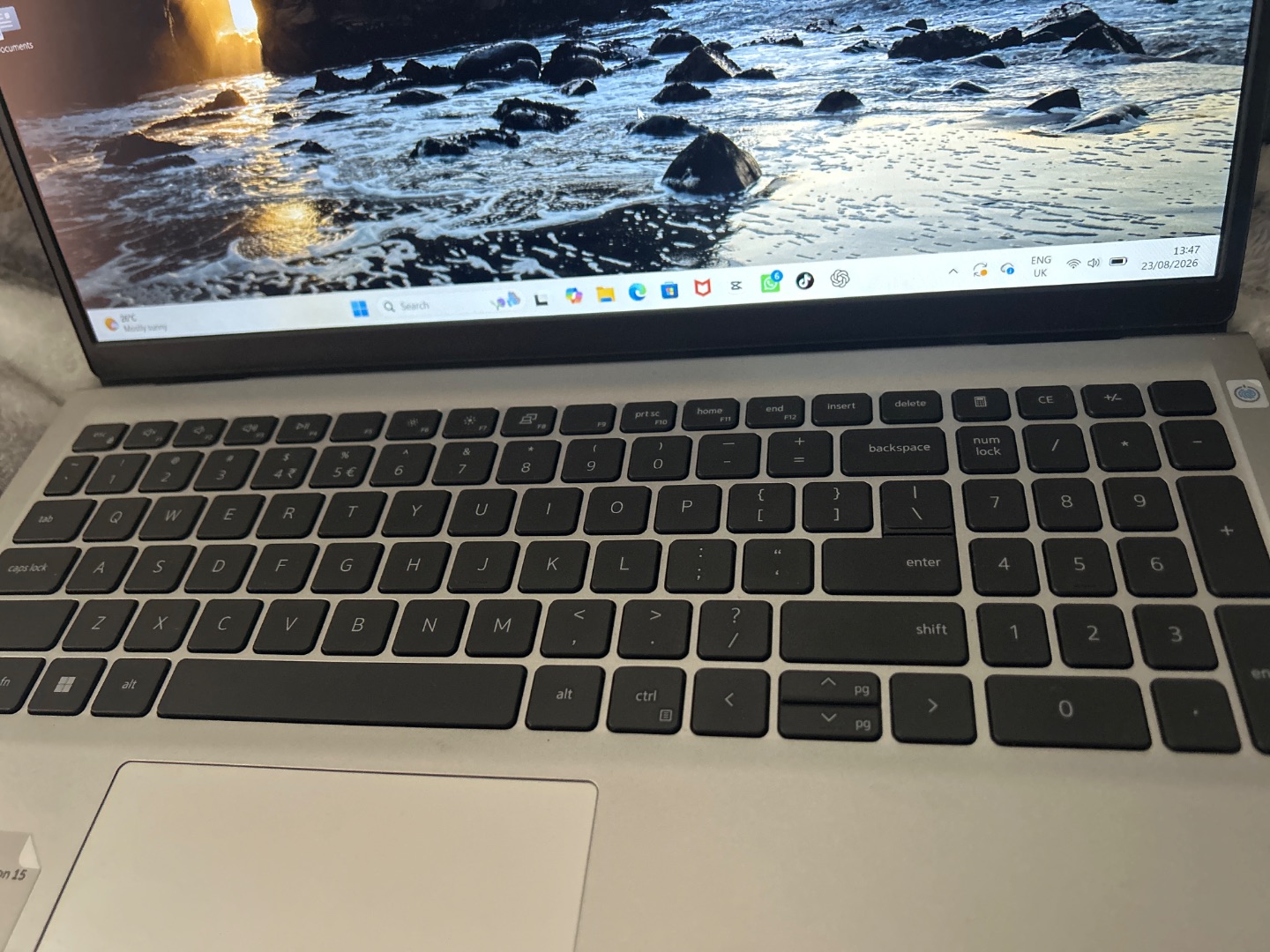 Dell Inspiron 15 Silver Laptop thumbnail 2