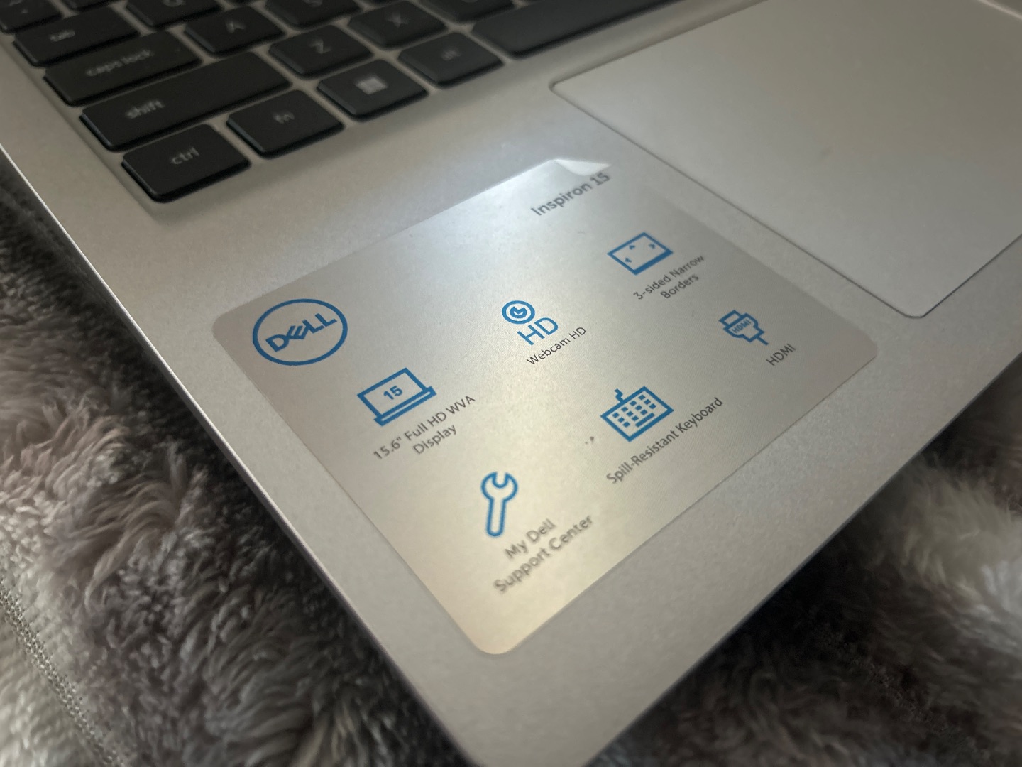 Dell Inspiron 15 Silver Laptop thumbnail 10