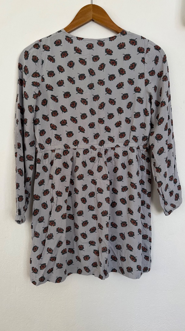 Nice Marje Grey Ladybug Print Long Sleeve Dress thumbnail 2