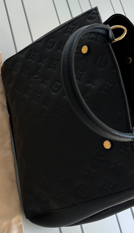 Louis Vuitton Monogram Empreinte Black Leather Handbag thumbnail 4