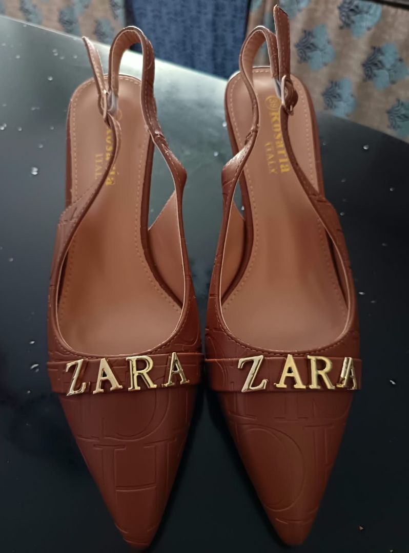 Rosaria Zara Heels Brown Size 39