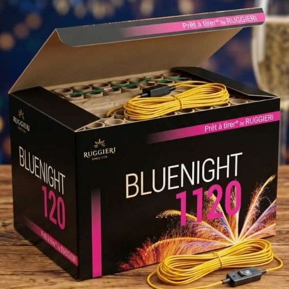 Ruggieri Bluenight 120 Fireworks Display Kit - Image 1 of 2