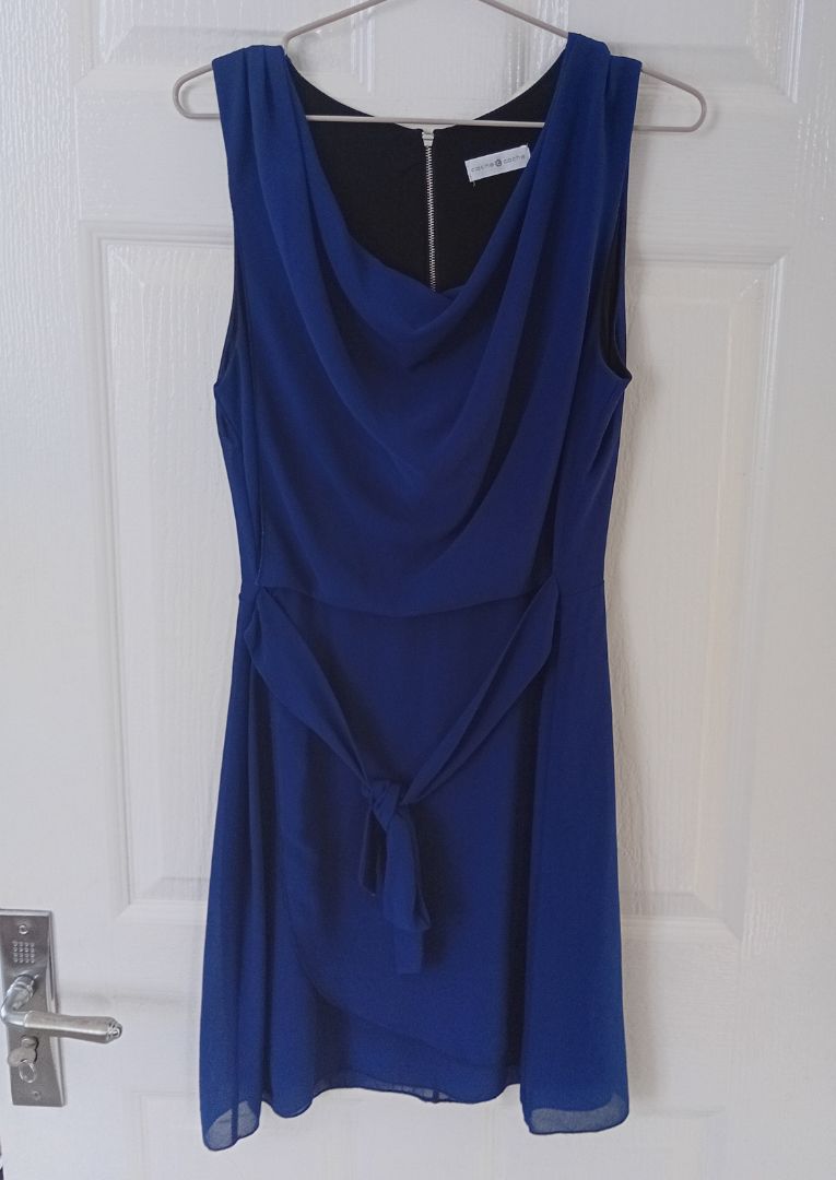 Robe bleue sans manches Cache Cache Taille S