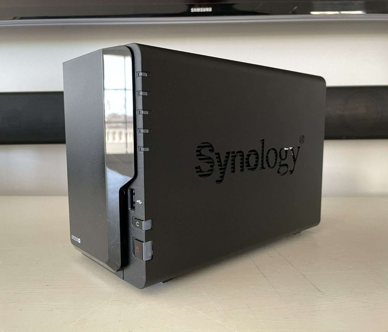 Synology DS220+ NAS 8GB RAM with 2x 4TB HDDs - Image 1 of 4