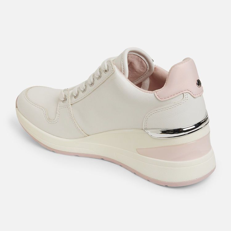 ALDO Adwiwiah White Pink Sneakers Size 41 thumbnail 2