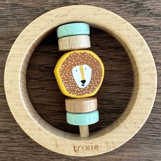 Trixie Wooden Rattle Mr Lion