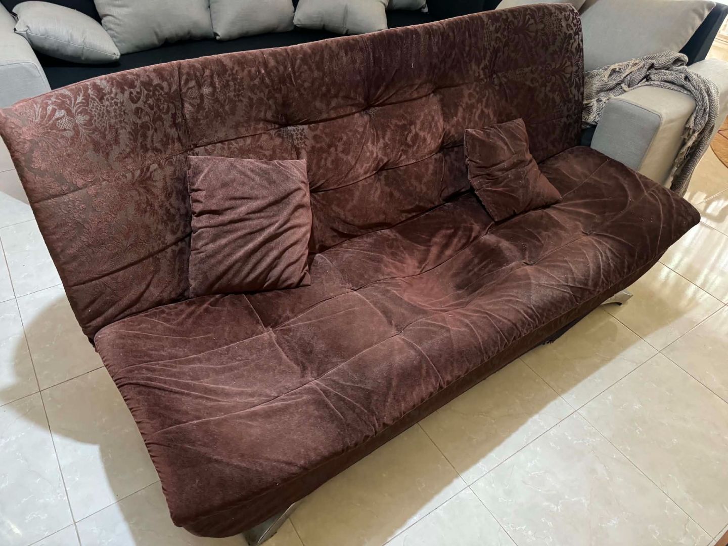 Sofa Bed and TV Stand - Image 1 of 2
