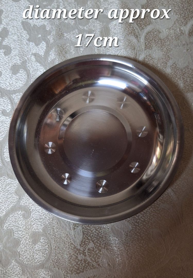 Stainless Steel Plate 17cm