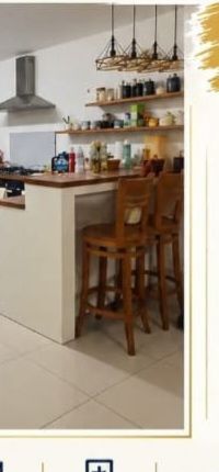 Teak Bar Stool Brown