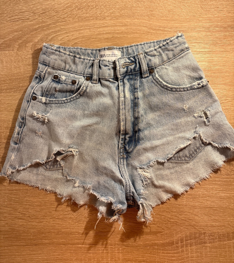 Zara Denim Shorts Size 32 - Image 1 of 1