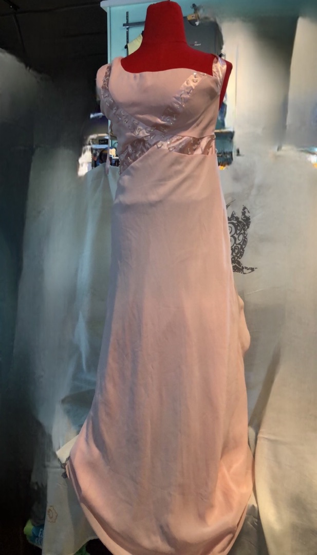 Elegant Pink Evening Gown - Image 1 of 1