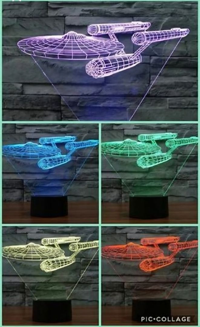 3D Acrylic LED Night Lamp thumbnail 2