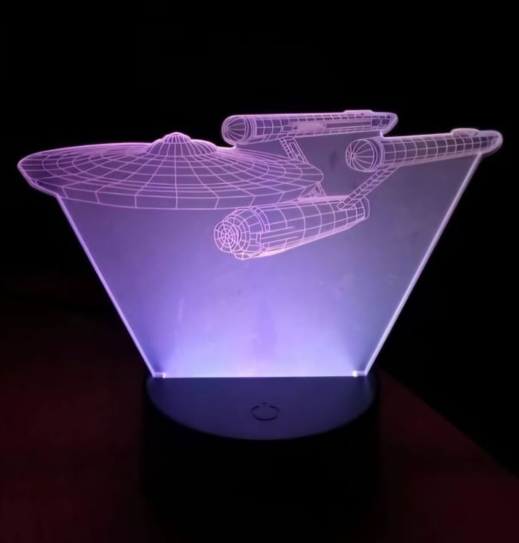3D Acrylic LED Night Lamp thumbnail 3