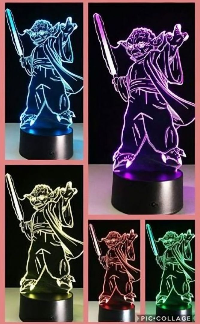 3D Acrylic LED Night Lamp thumbnail 5