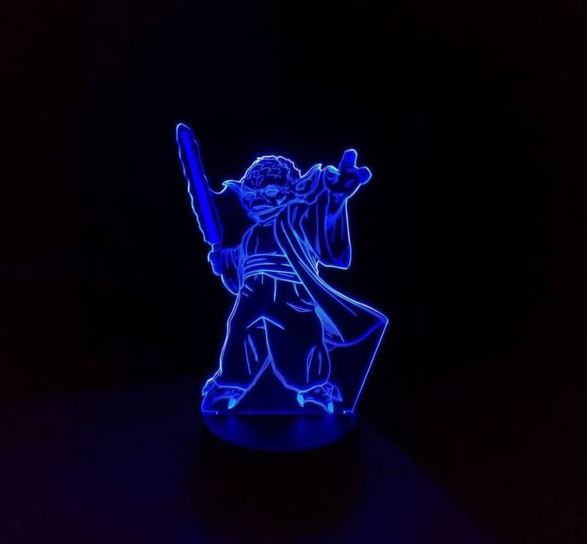 3D Acrylic LED Night Lamp thumbnail 6