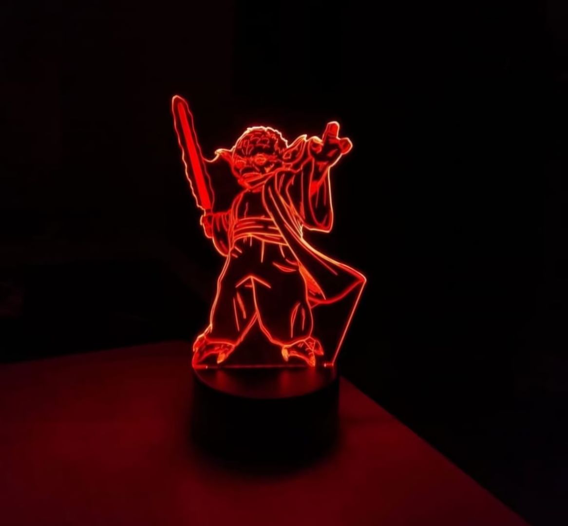 3D Acrylic LED Night Lamp thumbnail 7