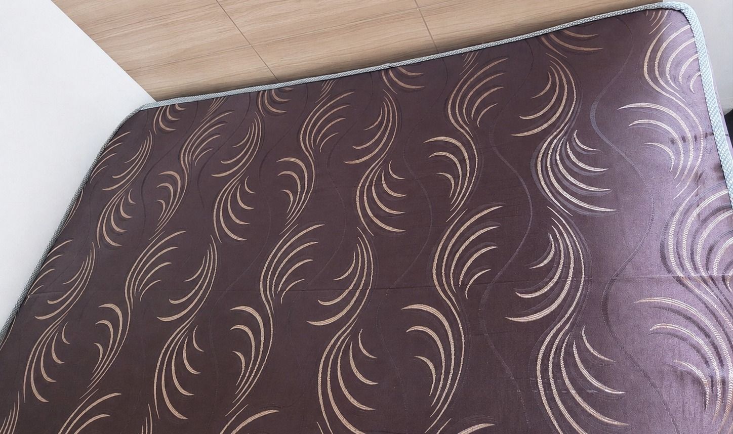 Brown Mattress with Wooden Headboard thumbnail 2