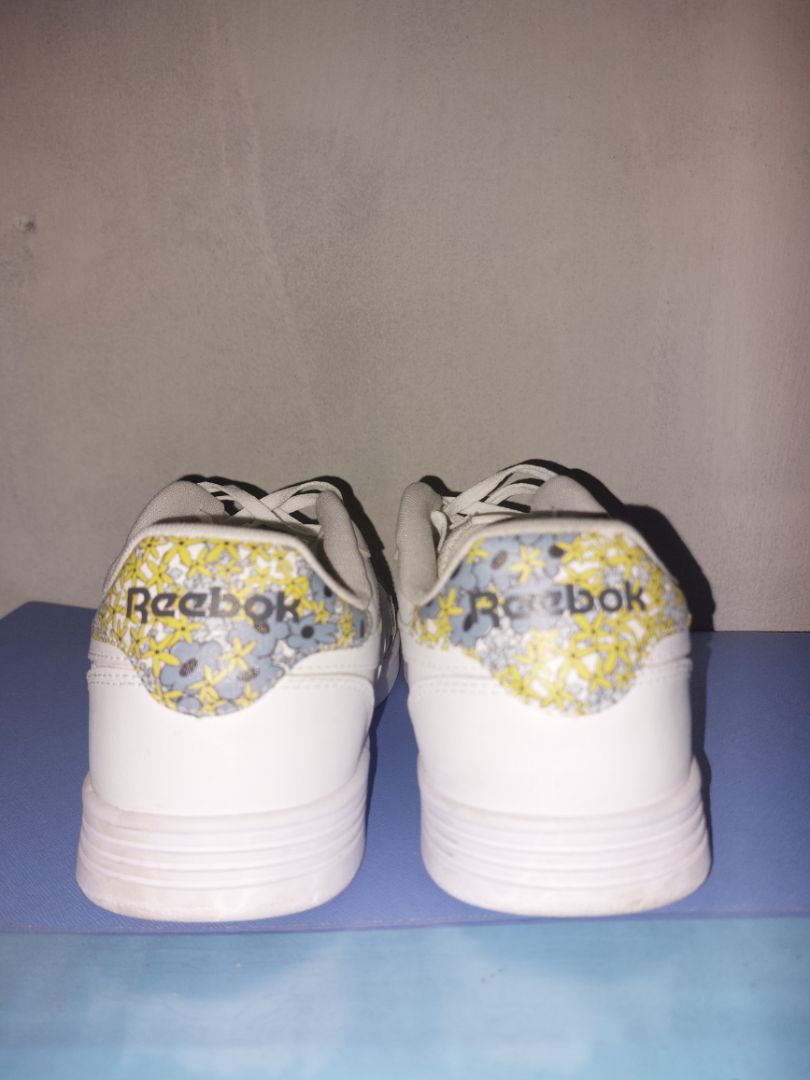 Reebok Court Advance "White" with Floral Pattern Sneakers thumbnail 2