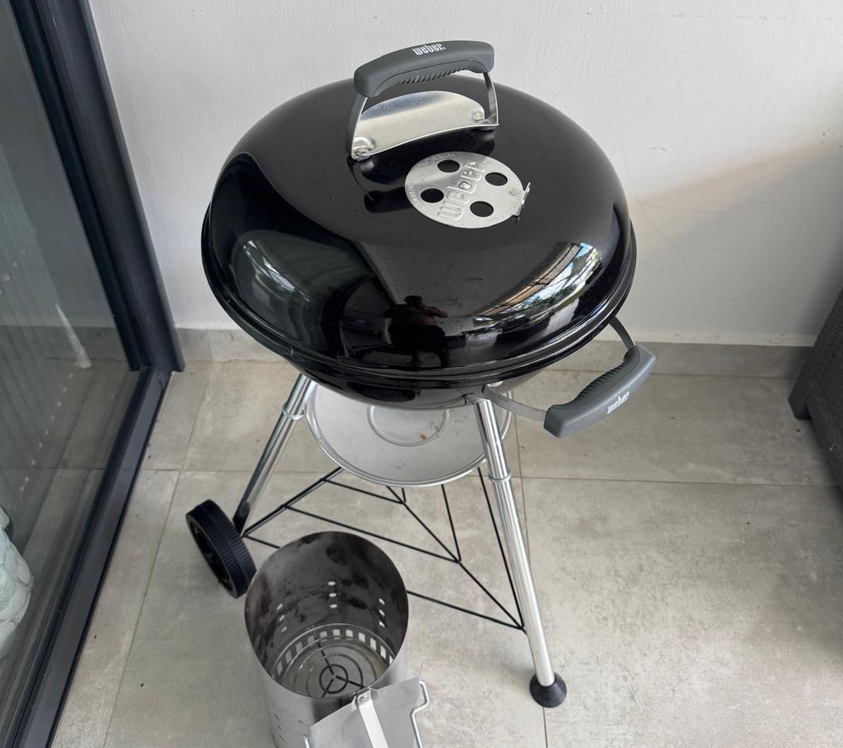 Weber Charcoal Grill Black thumbnail 2