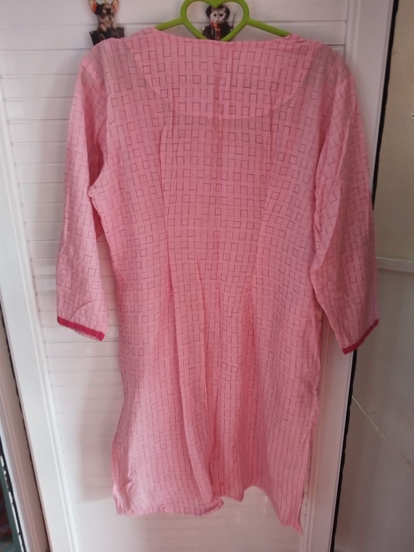 Pink Embroidered Kurti thumbnail 3