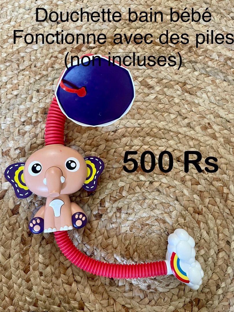 Douche Éléphant Baignoire Bébé Batterie