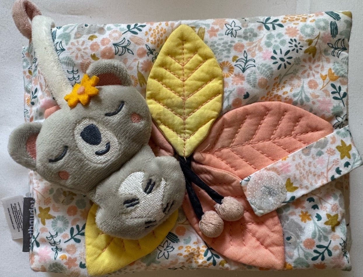 Baby Photo Album with Soft Toys & Leaf Decorations