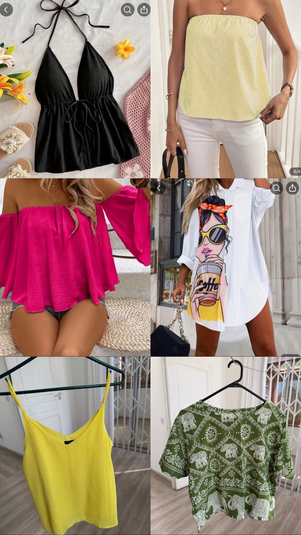 Women Tops Assorted Styles and Colors