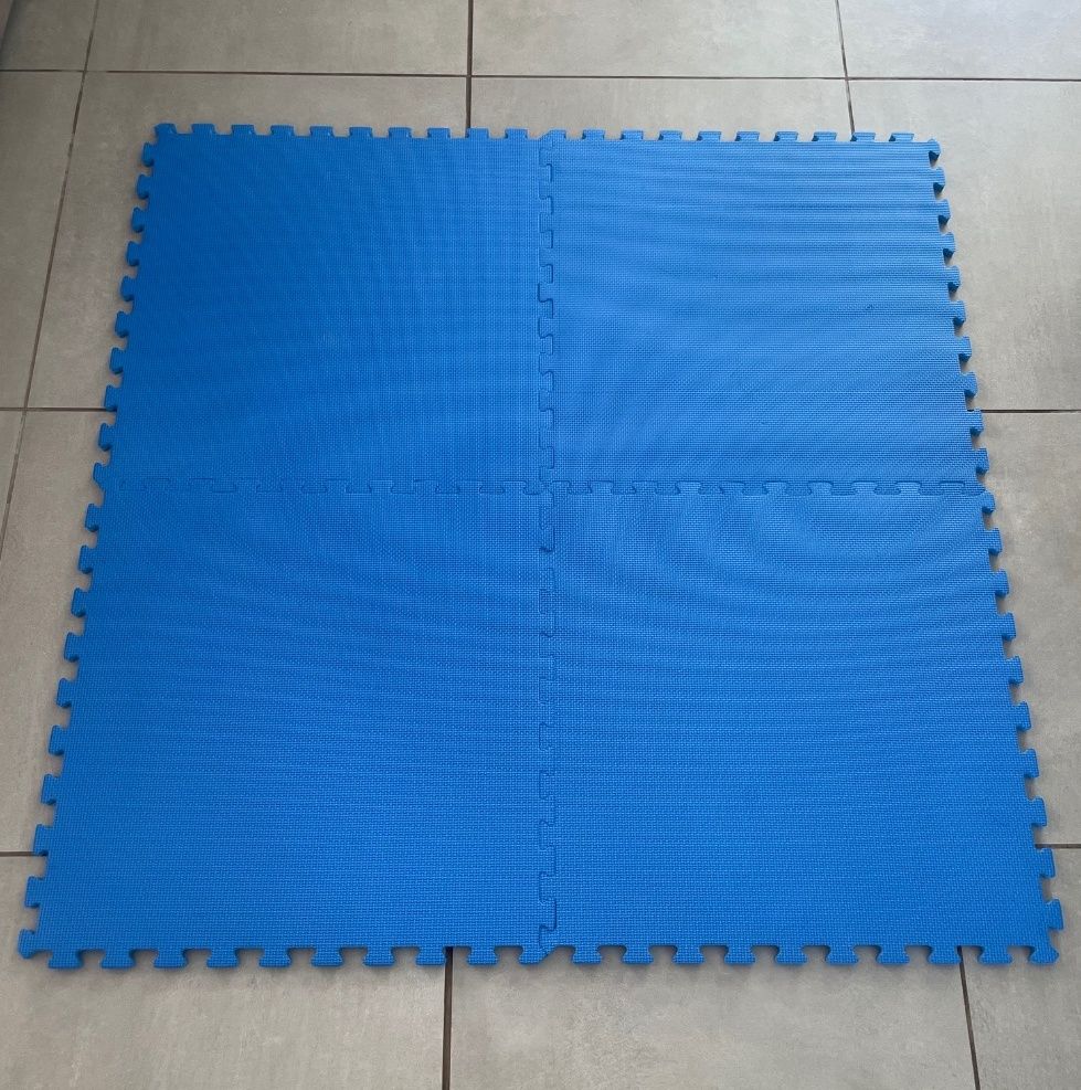 Blue Foam Interlocking Exercise Mats - Image 1 of 1