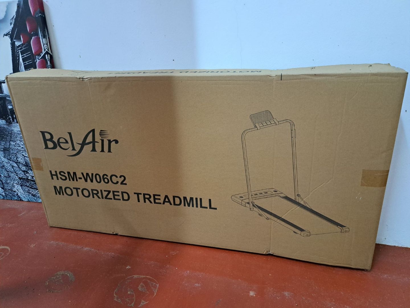 BelAir Motorized Treadmill Black thumbnail 5