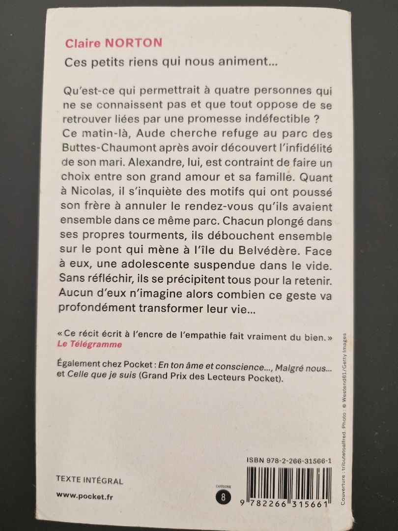 Ces petits riens qui nous animent... - Claire Nortoton (Pocket Paperback) thumbnail 2