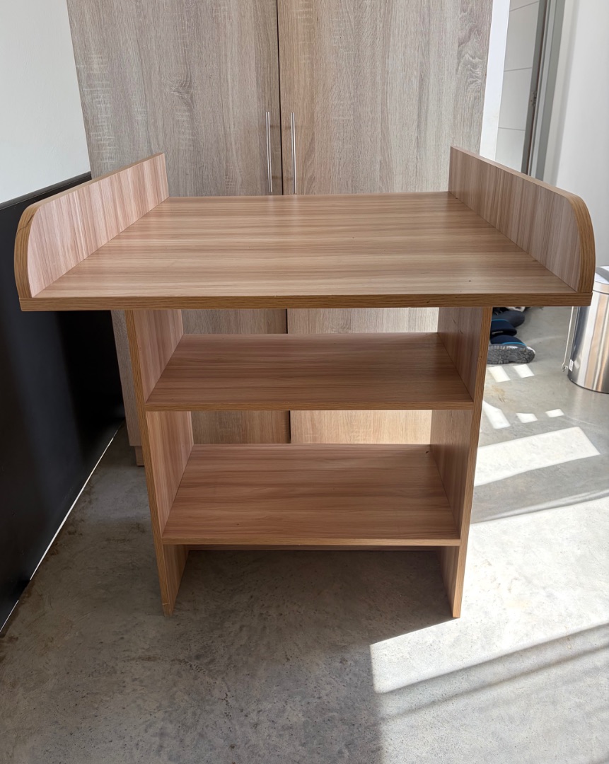 Wooden Baby Changing Table with Shelves thumbnail 2