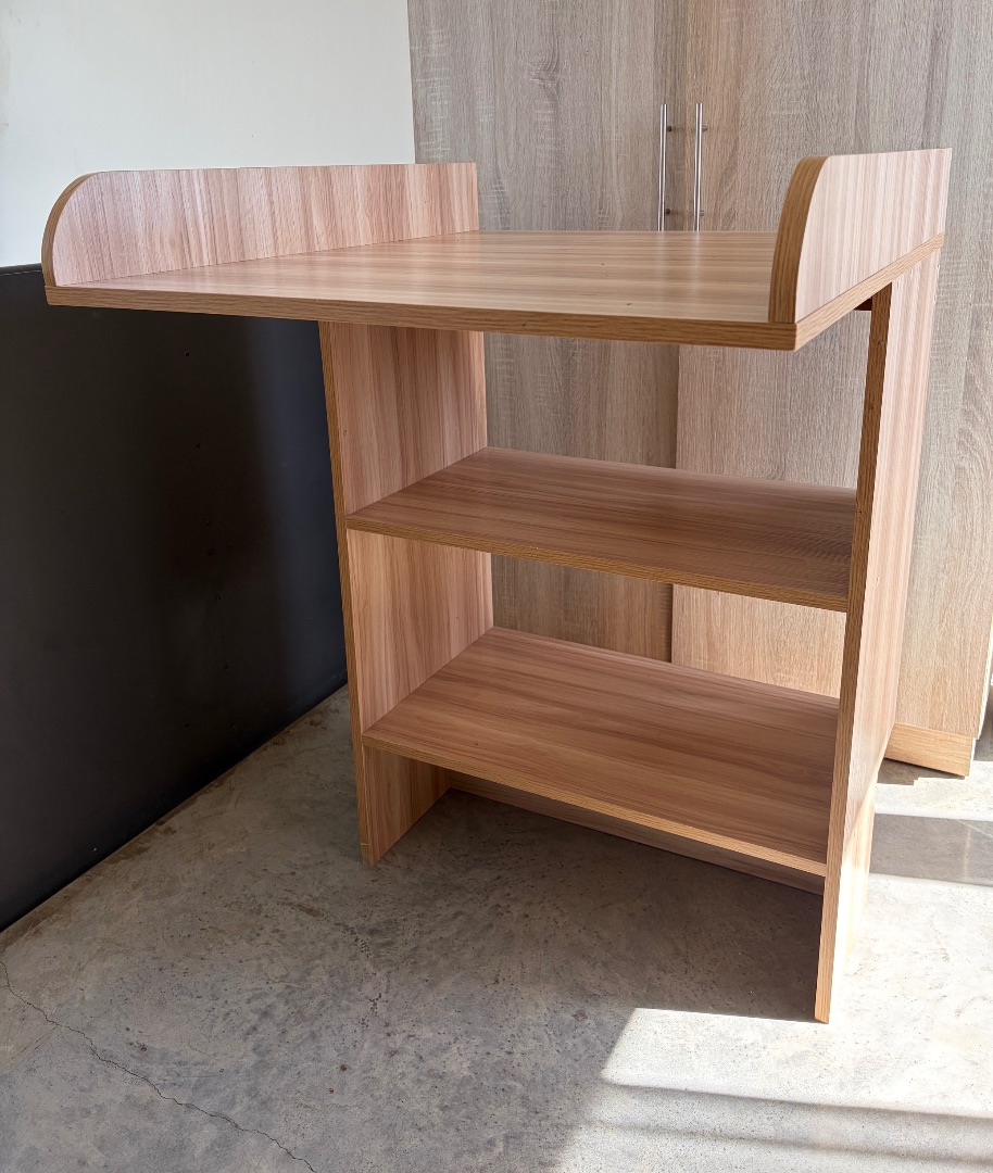 Wooden Baby Changing Table with Shelves thumbnail 3