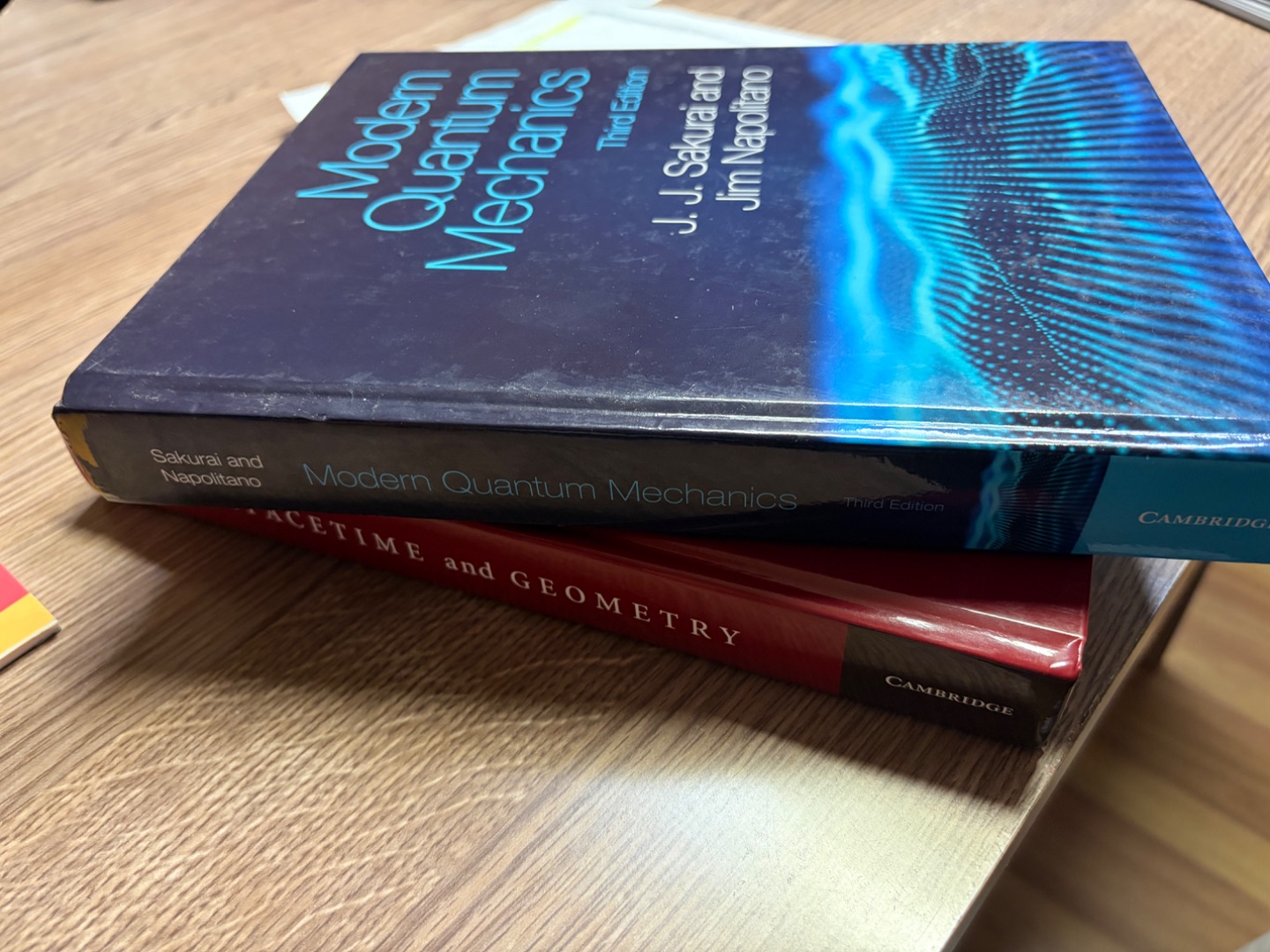 Modern Quantum Mechanics 3rd Ed J.J. Sakurai Jim Napolitano & Spacetime Geometry Sean Carroll - Image 1 of 6