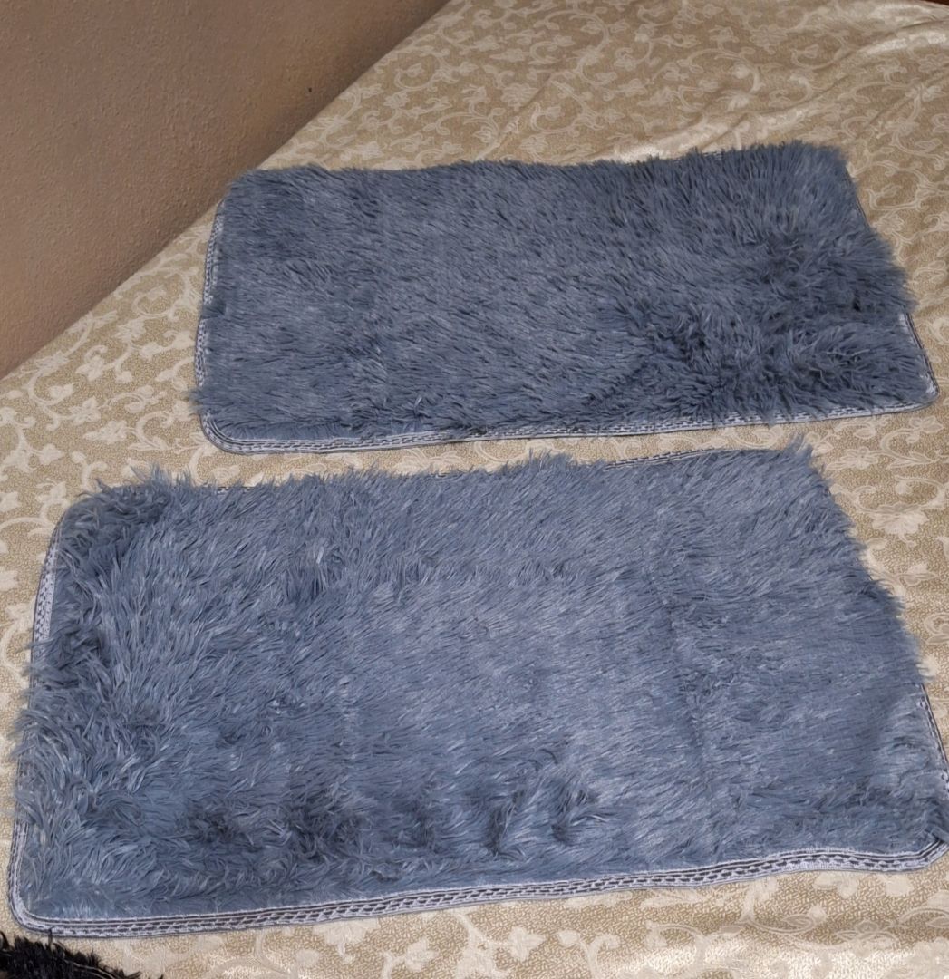 Fluffy Shaggy Rug Set Multicolor thumbnail 5