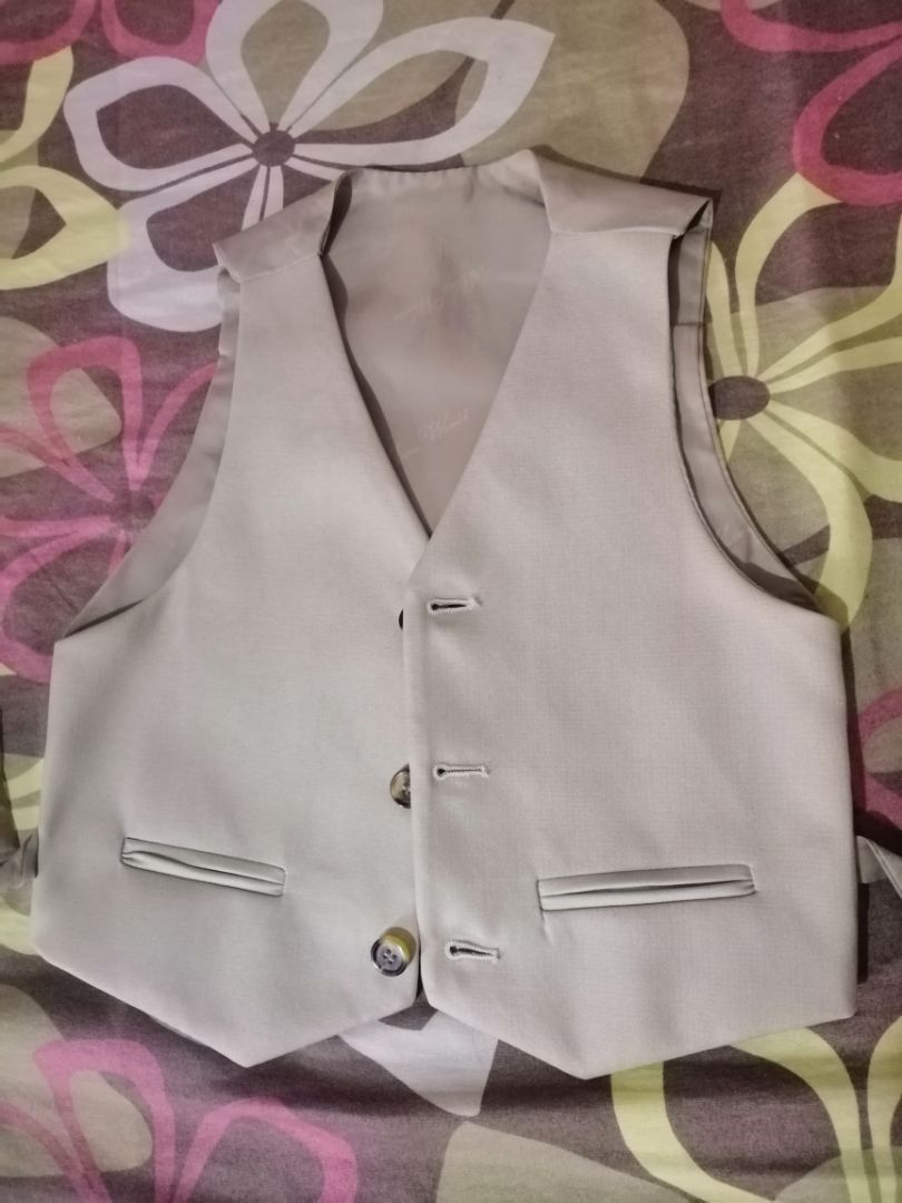 Boys 4-Piece Formal Suit Set Grey thumbnail 7