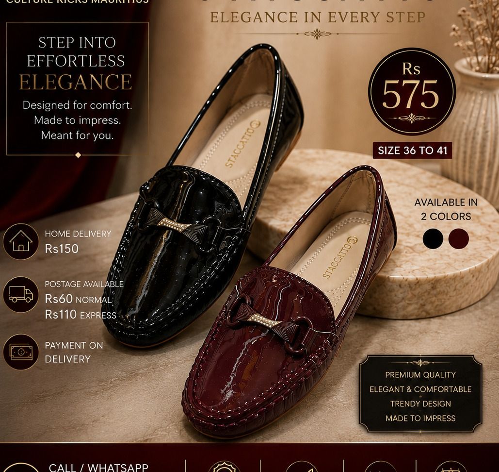 STACCATTO Patent Loafers Women Size 36-41
