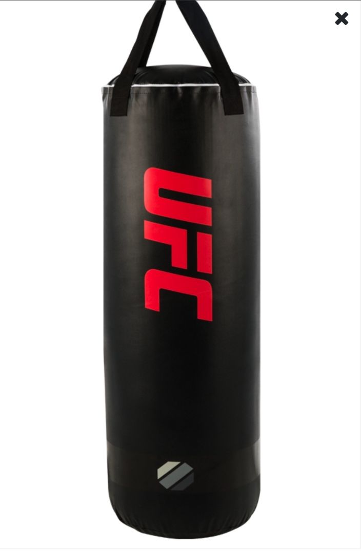 UFC Punching Bag with Gloves Black