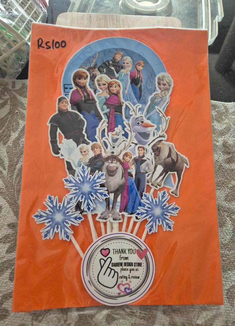 Frozen Cake Toppers Set