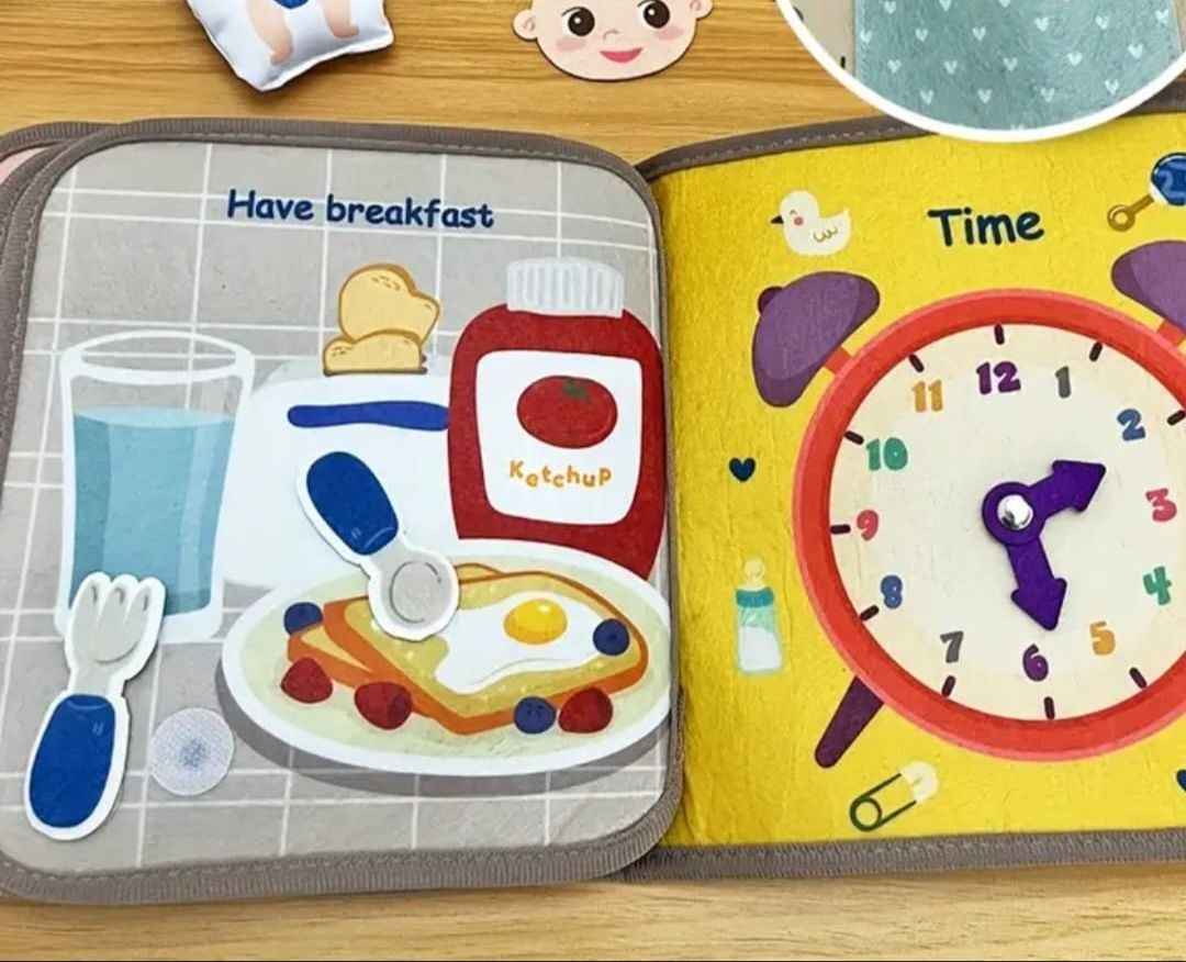 Baby's Day Parent Child Interactive Early Education Book thumbnail 3