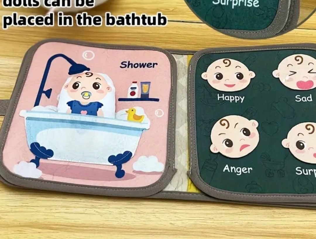 Baby's Day Parent Child Interactive Early Education Book thumbnail 4
