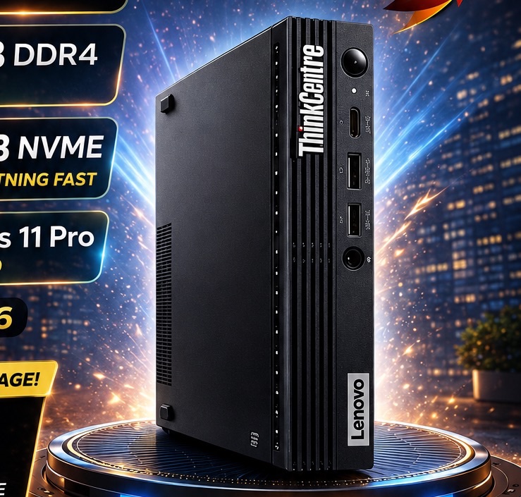 Lenovo ThinkCentre M75q Gen 2 Tiny Ryzen 5 16GB 256GB Black