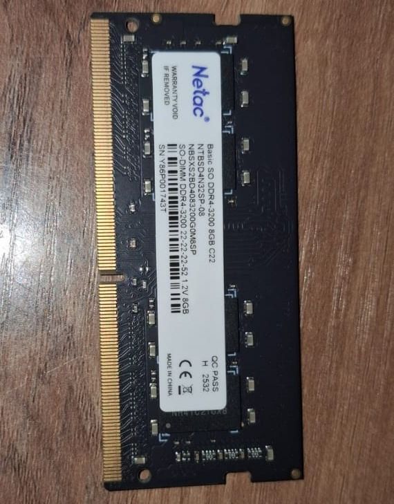 Netac 8GB DDR4 3200MHz SO-DIMM RAM