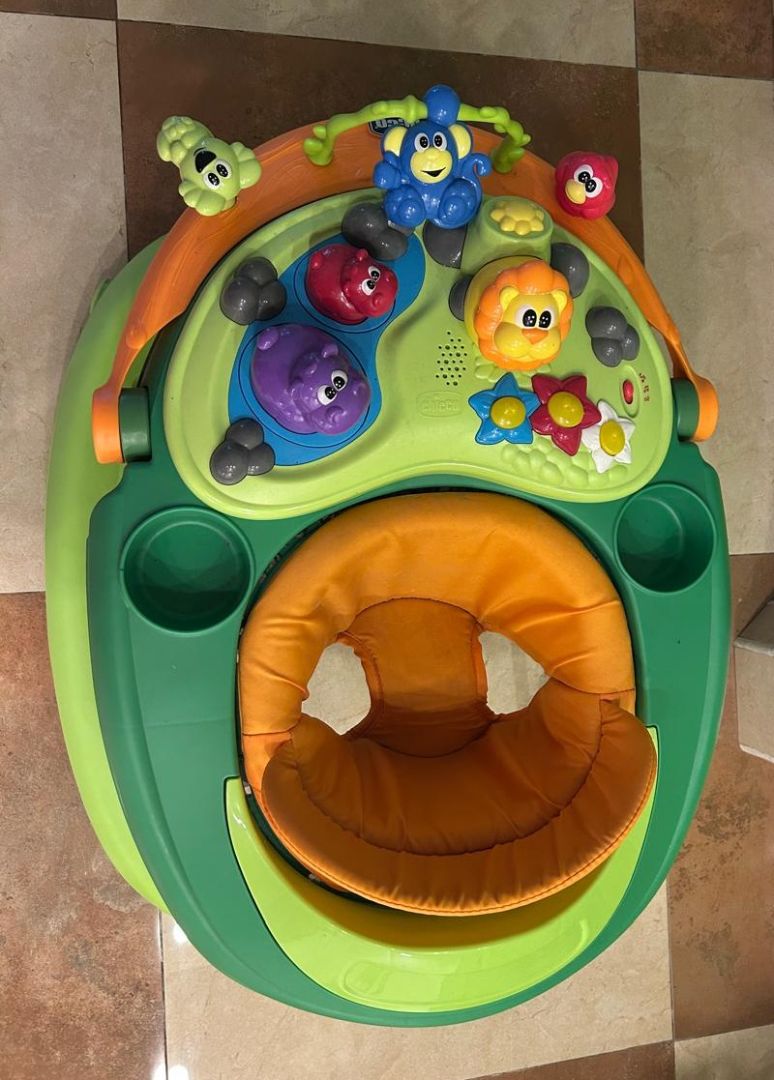 Chicco Baby Walker Music Green Orange thumbnail 2