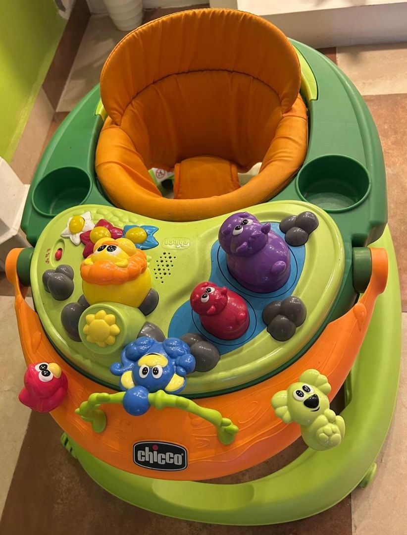 Chicco Baby Walker Music Green Orange thumbnail 3