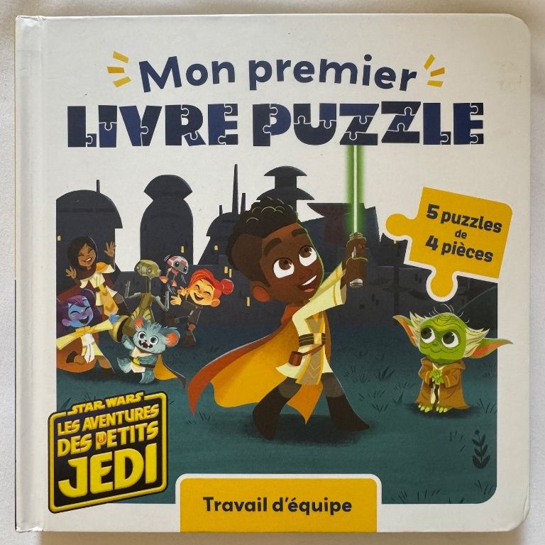 Star Wars Young Jedi Puzzle Book - 5 Puzzles 4 Pieces