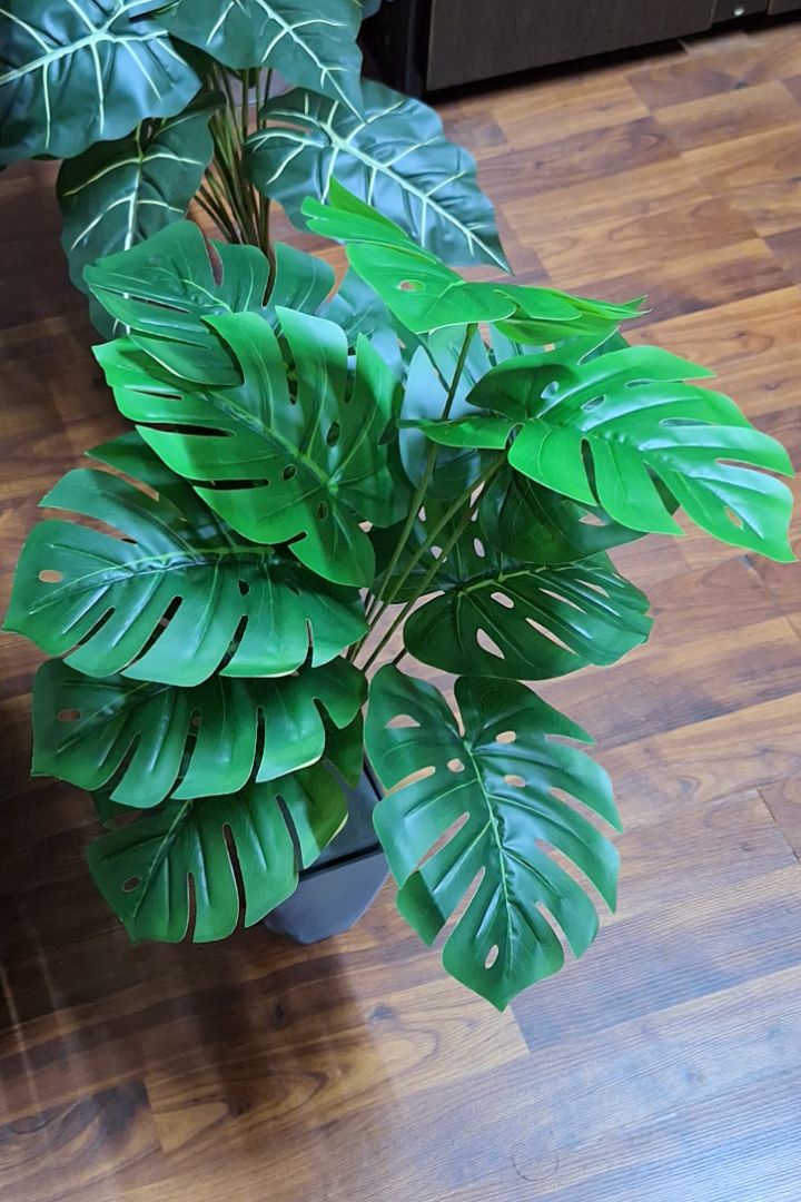 Artificial Monstera Plant 60cm Green thumbnail 2