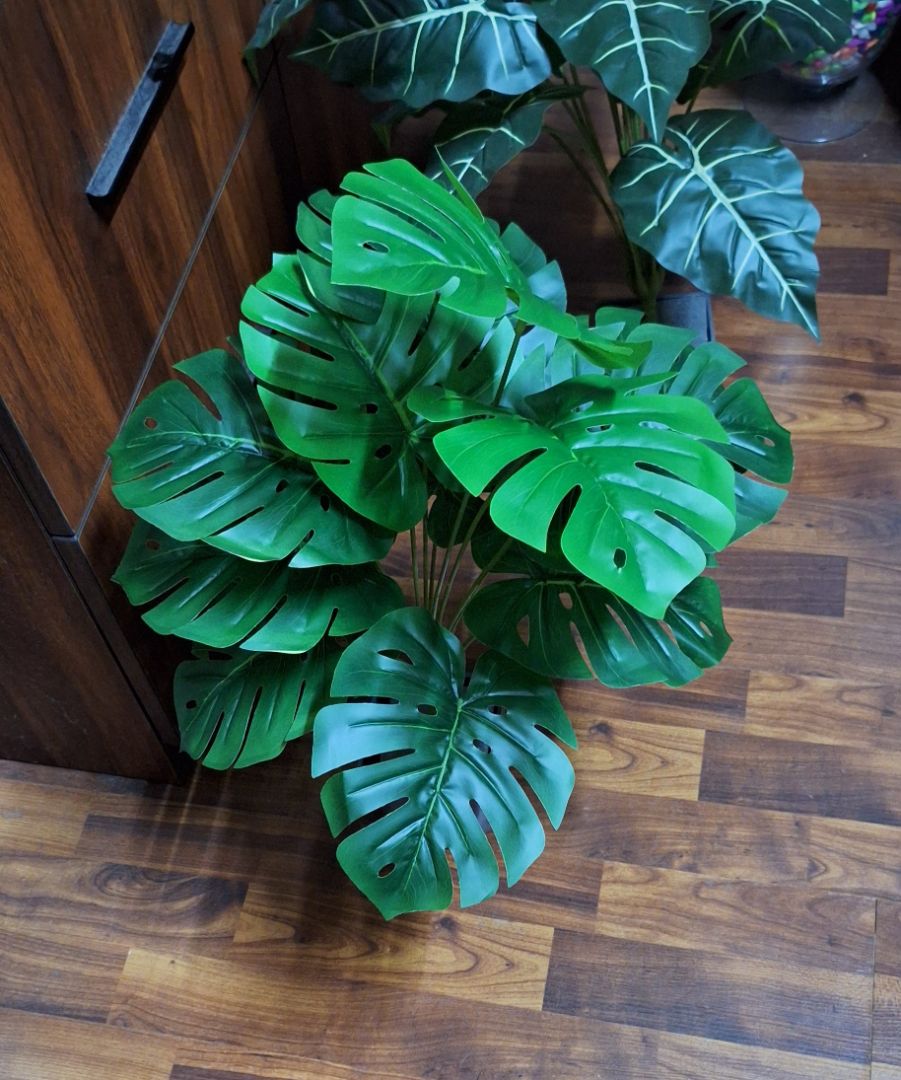 Artificial Monstera Plant 60cm Green thumbnail 3