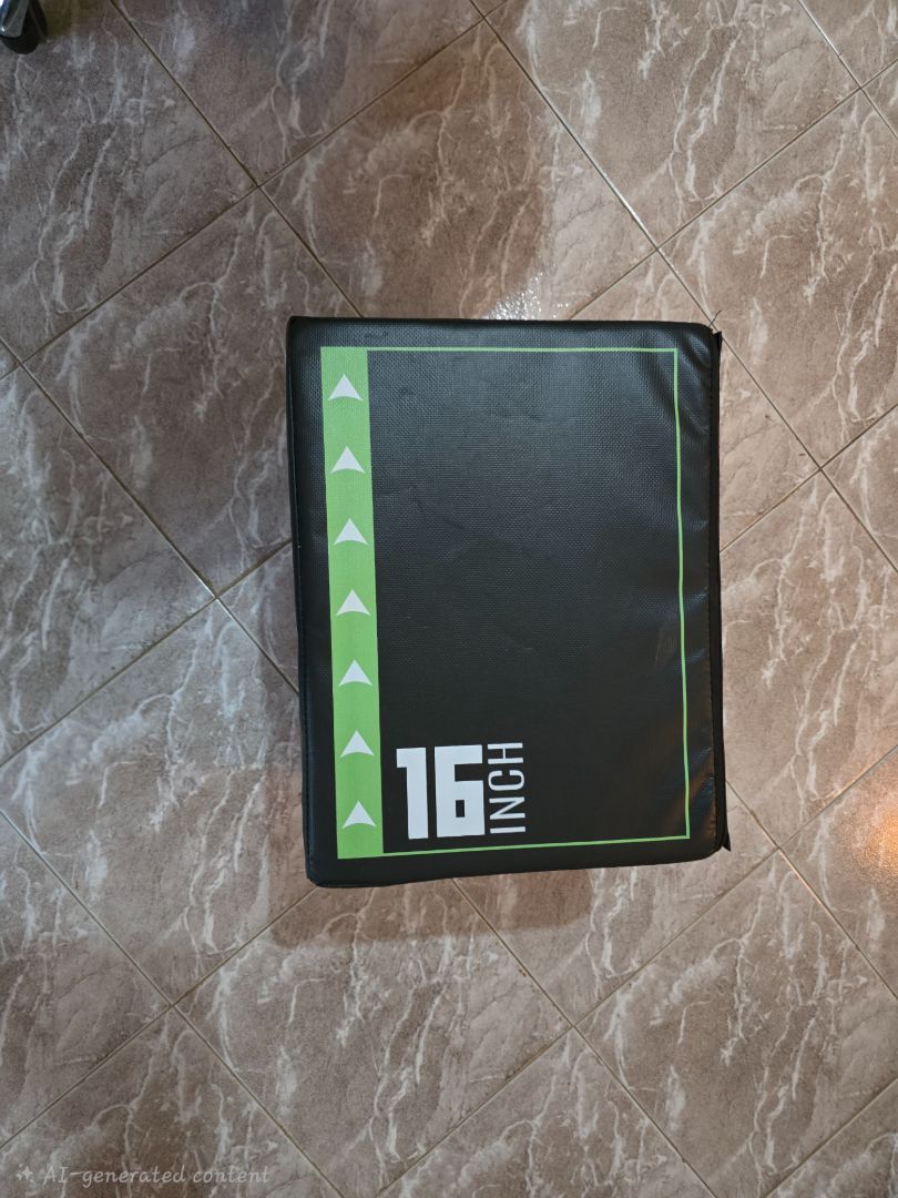 16 Inch Plyometric Box Jump Black thumbnail 2