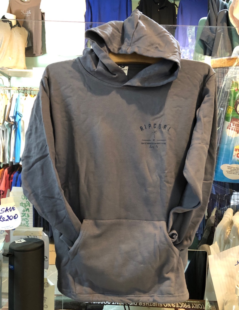 Rip Curl Gray Hoodie Size M - Image 1 of 1