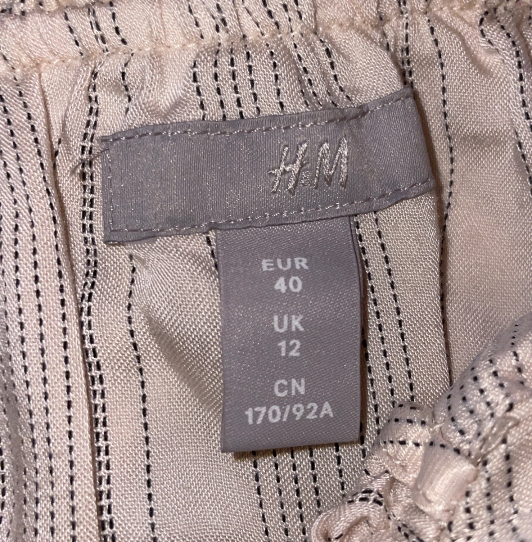 H&M Midi Dress Striped EUR 40 thumbnail 2